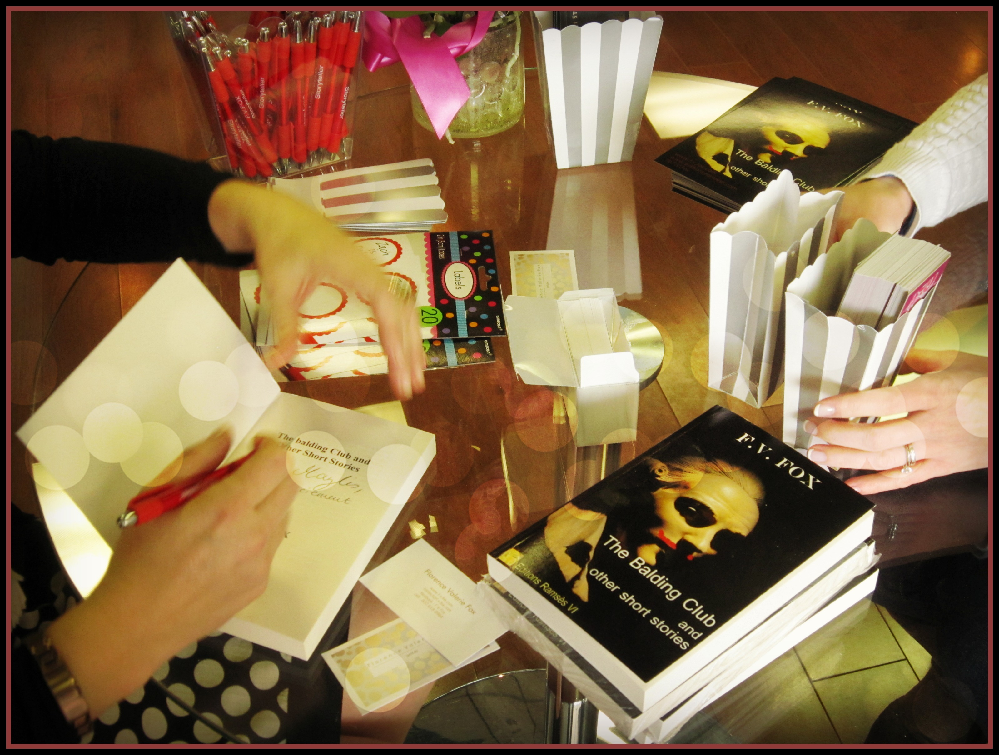 Signing Flo books