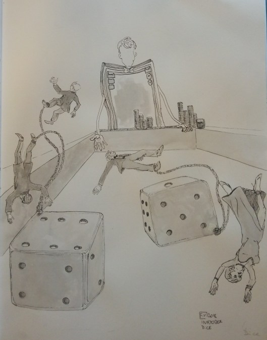 Dice - Inktober2018 FV