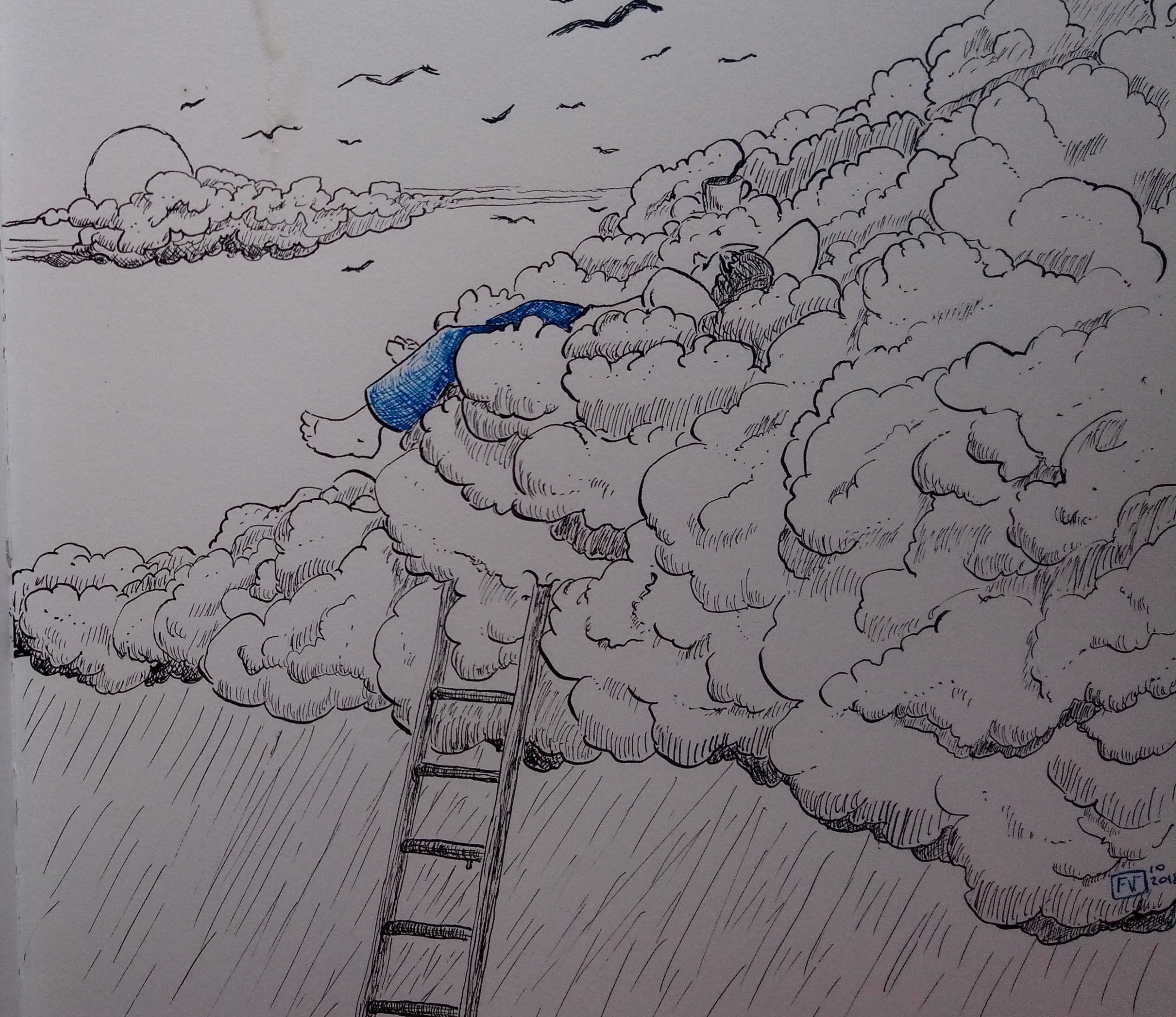 Tranquil - Day2 Inktober 2018 FV